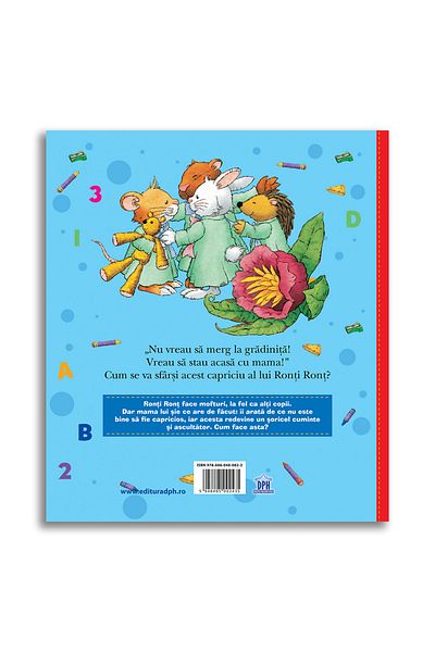 Didactica Publishing House Cărți pentru copii Ronti Ront nu vrea să meargă la grădiniță
