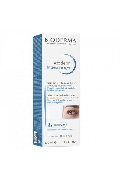 Bioderma Cremă intensivă pentru conturul pleoapelor și ochilor Atoderm, Bioderma, 100 ml