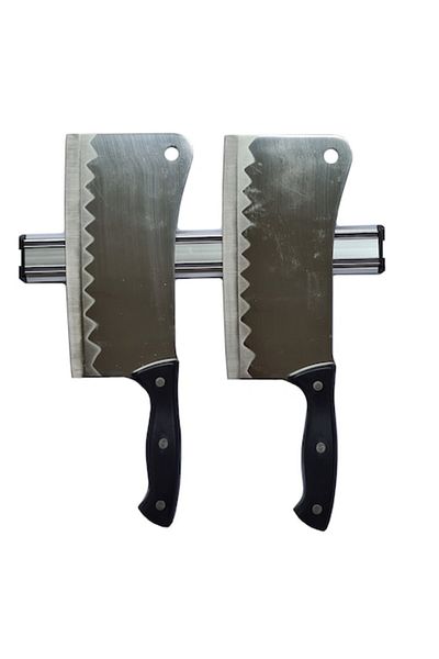 OEM Set 2 Professional Cleavers Butchery 800g Stainless Steel and Magnetic Holder