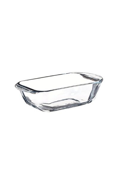 Anchor Hocking Essentials Dishwasher and Microwave Safe Rectangular Glass Loaf Dish Clear