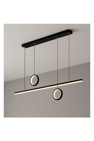 Sueva LED chandelier with 2.4G wifi remote control, light/cold/warm/neutral, adjustable intensity