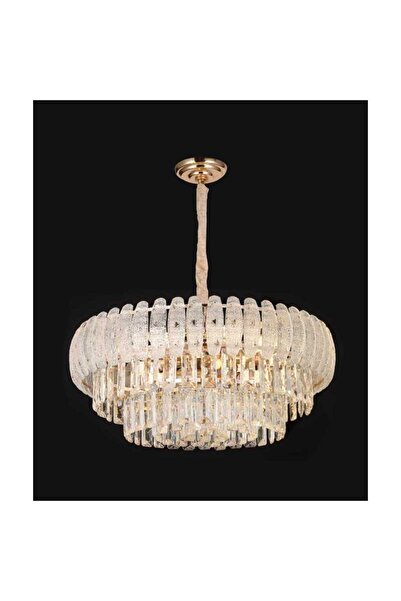 Jiju Modern Crystal Chandelier D550cm E14x12