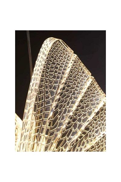 Jiju Lustra Pe Cablu Cu Led Fluture 18w 3000k/4000k/6500k