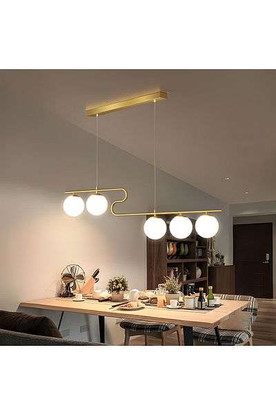 LightPlanet Lustra LED Mordern Glob Mat G9 x 5