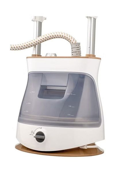 Black&Decker مكواة بخار ملابس ثنائية القطب من بلاك+ديكر، 2400 واط، أبيض/ذهبي