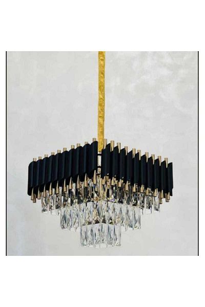 LightPlanet Modern Black Chandelier 5xE14