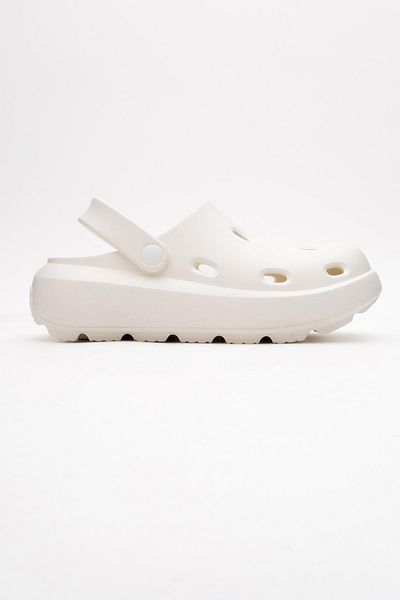 CCWAY AYAKKABI Women's Sabo Slippers Ecru