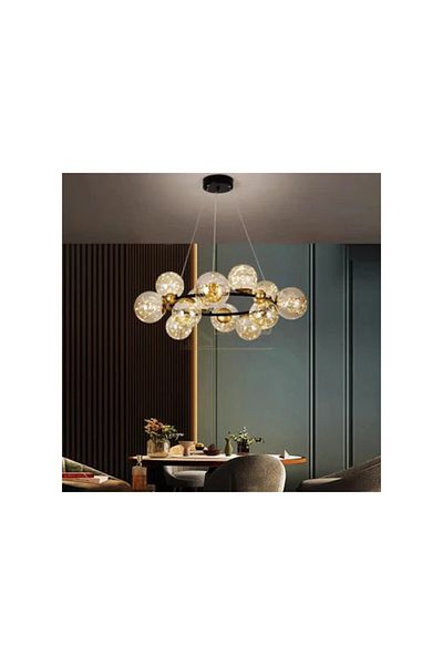 Jiju Led Chandelier Fireflies 80w D80cm Modern 3000k