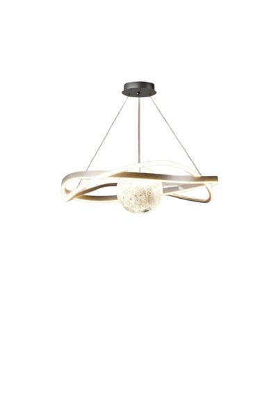 Jiju Led Chandelier With 2.4g Wifi Remote Control Black Light/cold/warm/neutral Adjustable Intensity