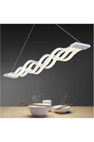 LightPlanet Lustra LED Negru cu Telecomanda wifi 2.4G lumina/rece/calda/neutra intensitate reglabila