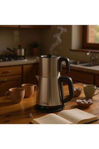 King Sonat Inox Tea Machine 1500 Watt 1.7Lt