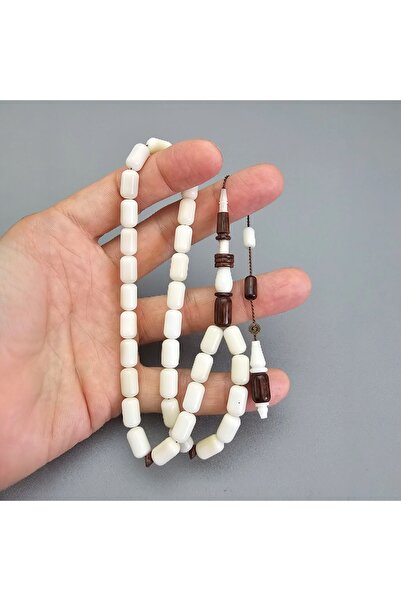 LEBLEBİ TESBİH Erbabacan Usta Yılan Ağacı Kombinli Halkalı İmameli Narçıl Tesbih Lt1388