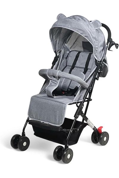 ALBADER Foldable Baby Stroller With Storage Basket And Umbrella, Lightweight Travel Strollers