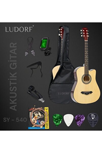 Ludorf Sy540 Akustik Gitar Profesyonel Seviye