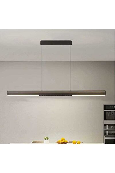 Sueva Μαύρο κρεμαστό φωτιστικό LED 100W με τηλεχειριστήριο