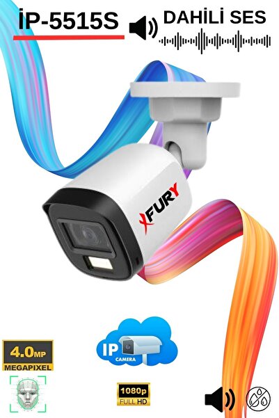 FURY Ip Güvenlik Kamera Seti 16 Kameralı Sesli 4mp Gece Renkli Su Geçirmez Ip5515s 250gb