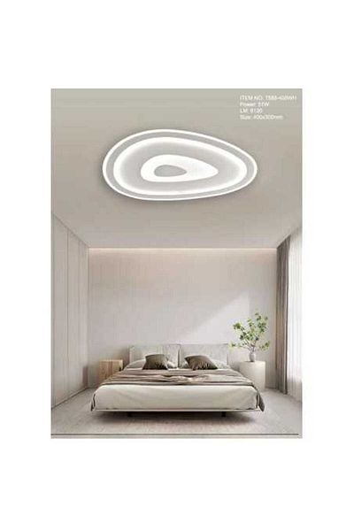 Sueva Lustra LED Clouds cu Telecomanda wifi 2.4G cu lumina/rece/calda/neutra intensitate reglabila