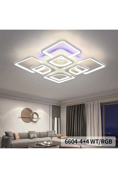 Sueva RGB LED Chandelier with 2.4G wifi Remote Control with light/cold/warm/neutral adjustable intensity