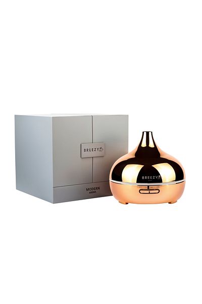 TAAM_SA Ultrasonic Essential Oil Diffuser 500ml Golden Design for Natural Aroma Lovers