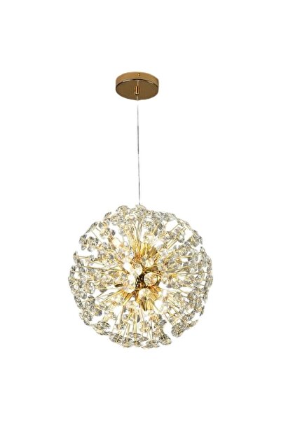 Jiju Crystal Globe Chandelier Gold D36cm