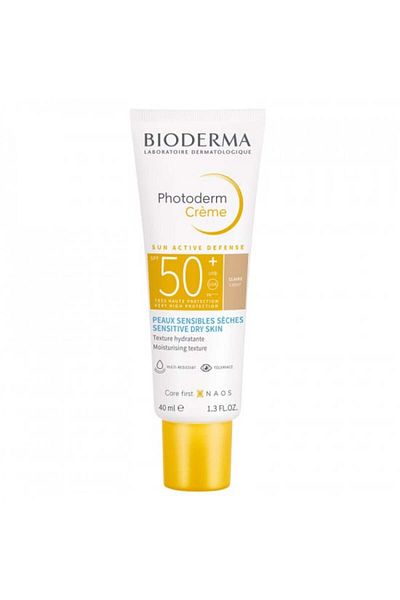 Bioderma Photoderm Claire Aquafluide SPF 50+ Cremă de protecție solară nuanță deschisă, Bioderma, Cremă, 40 ml