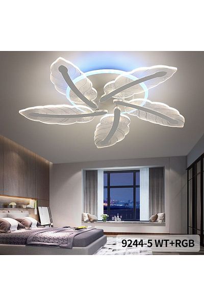 LightPlanet LED chandelier with 2.4G wifi remote control, light/cold/warm/neutral, adjustable intensity