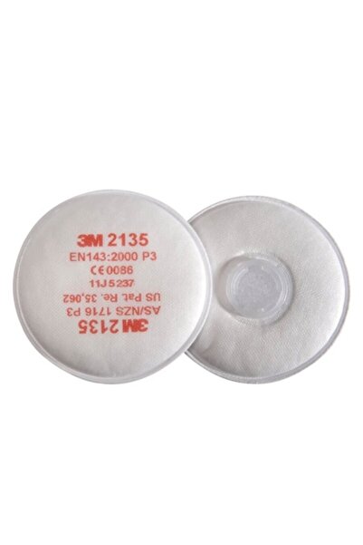 3M 2135 Toz Sis Duman Partükül Filtresi 10 Çift (20ADET) Marka Bayonet Bağlan...