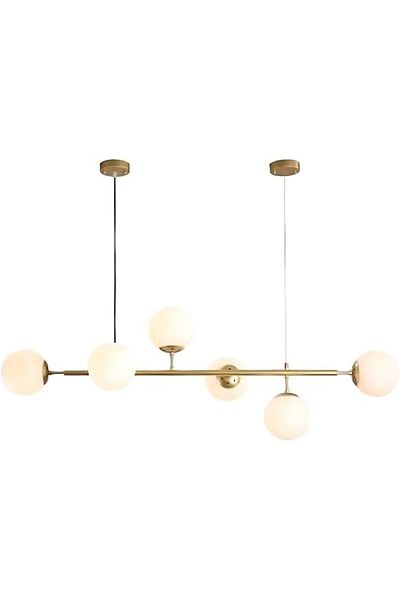 LightPlanet LED Chandelier with 6 Globes Matte White Bulbs Not Included