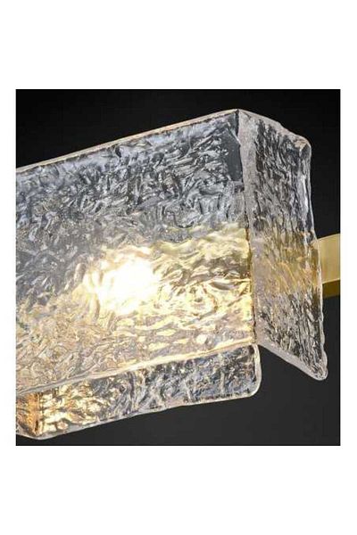 LightPlanet Modern Luxury LED Chandelier Glass Water Waves E14 x 4