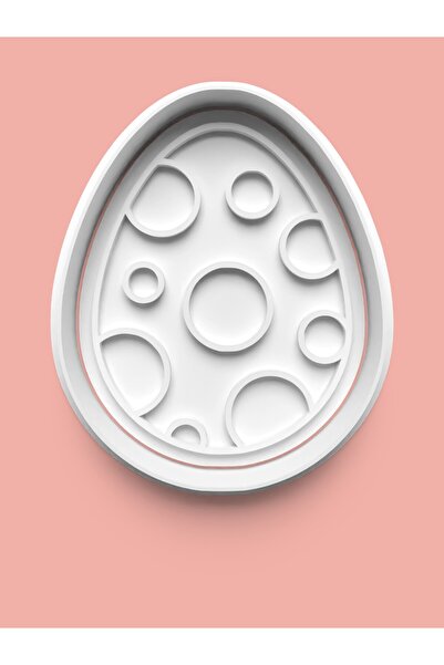 AKTASTORE قالب بسكويت البيض منقوش وقالب عجينة السكر