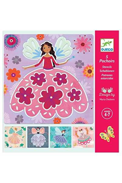 djeco Fairy stencils, Djeco, varied kids collection