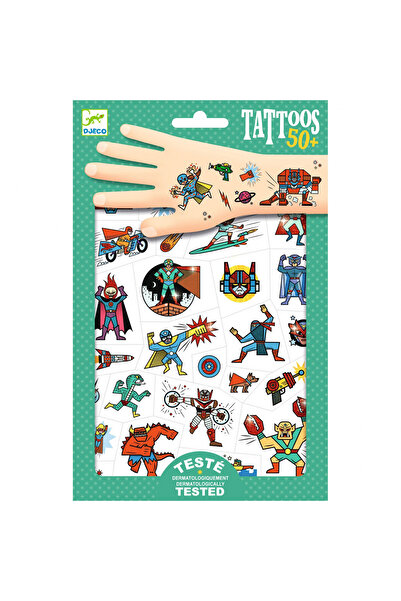 djeco Tatuaje Supereroi, Djeco, set cadou