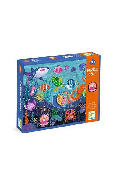 djeco Puzzle gigant Aventuri in mare, Djeco, super distractiv