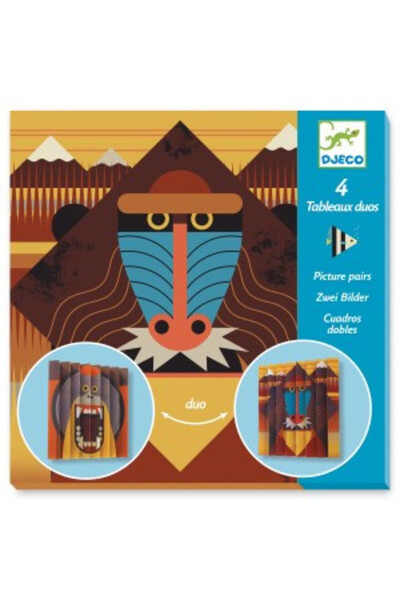 djeco Atelier creativ cu hartie plisata Viata salbatica, Djeco, super distractiv