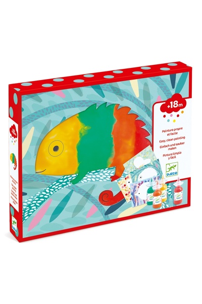 djeco Joc creativ Bebe apasa si picteaza, Djeco, super rezistent