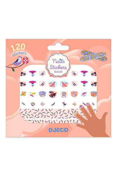 djeco Feather nail stickers, Djeco, varied kids collection