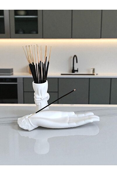 Minima Art Studio Serenity Set – El Tütsülük & El Detaylı Tütsü Çubukları Vazosu