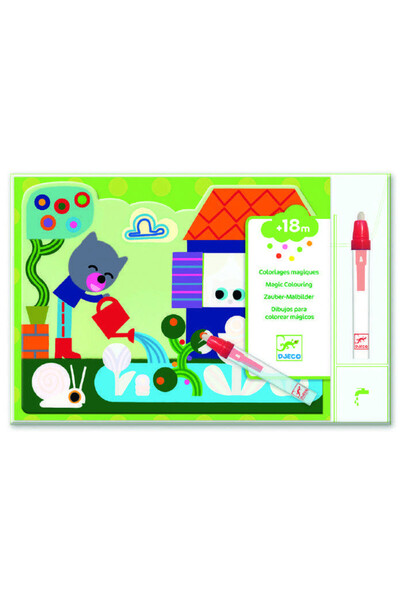 djeco Set pictura cu apa In gradina, Djeco, editie pentru weekend