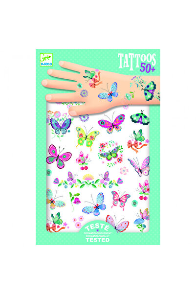 djeco Tatuaje Fluturi si sclipici, Djeco, varianta plus