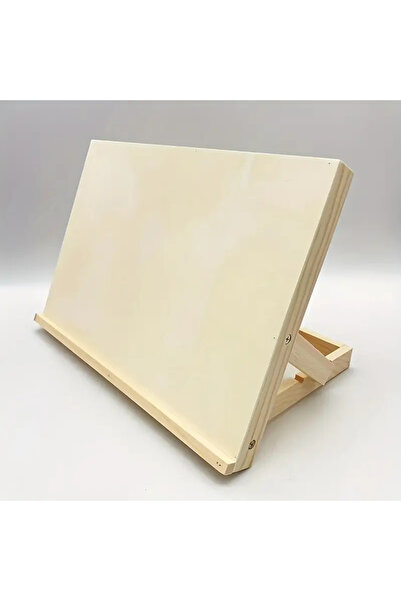 Art Tone Ayarlanabilir Masaüstü Şövale 23x33cm Akrilik Guaj Yağlı Sulu Boya Eğimli Yazma Çizim Resim Tahtası