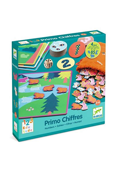 djeco Joc educativ Eduludo primele cifre, Djeco, editie activa