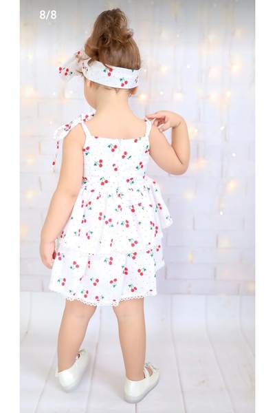 BEGONYA BEBECE KIDS Cherry Printed Headband with Bag