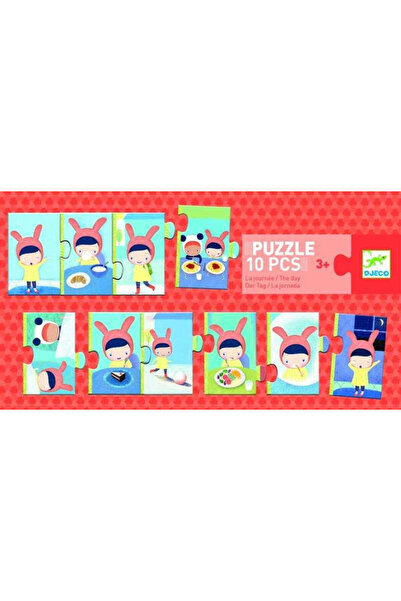 djeco Puzzle trio Activitati de peste zi, Djeco, editie creativa