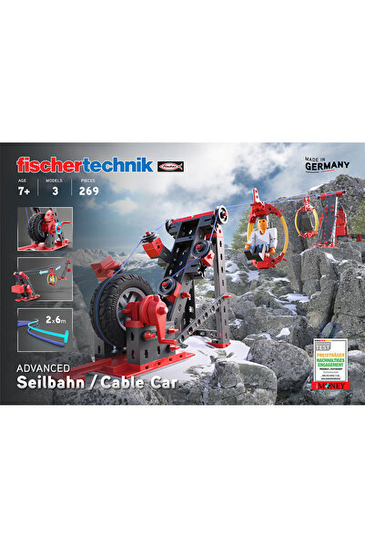 Fischertechnik STEM Cable Car Kit, Fischertechnik, for boys and girls