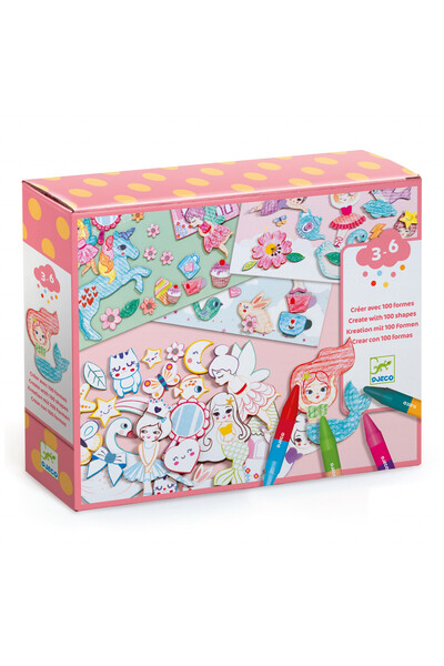 djeco Atelier creativ O lume pentru fete, Djeco, gama play kids