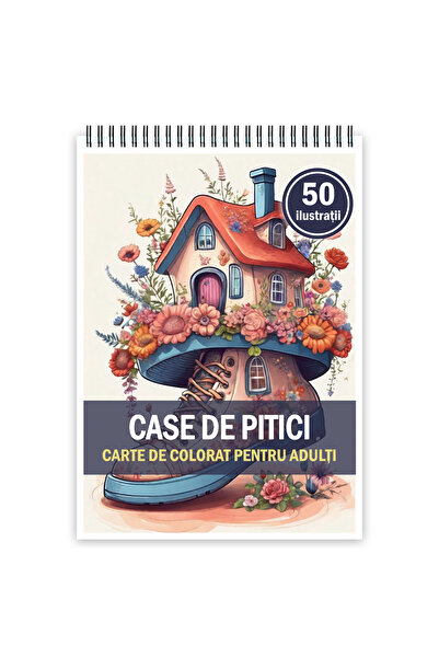 Legendary Gifts Carte de colorat, 50 de ilustratii, Case de pitici