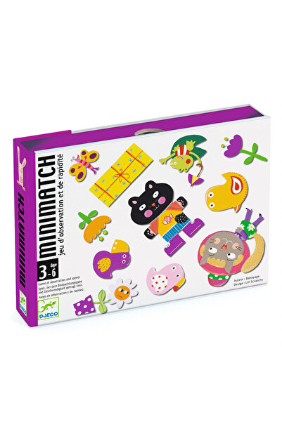 djeco Joc de carti Mini match, Djeco, editie pentru explorare