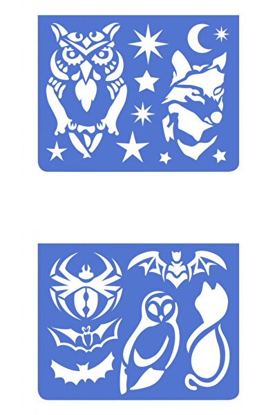 djeco Set sabloane Noapte, Djeco, kids classic edition