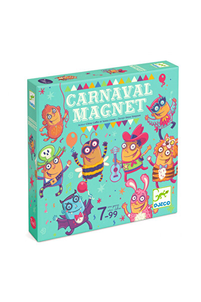 djeco Joc de societate Carnaval Magnet, Djeco, super rezistent