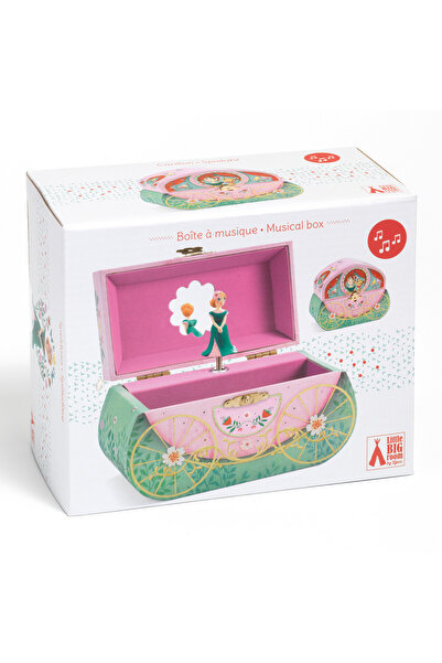 djeco Cutie muzicala Plimbare cu trasura, Djeco, super rezistent